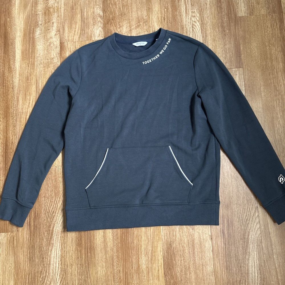Women's Peloton Navy Blue Sweatshirt Pullover Sweater Size Medium‎